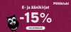 e- ja äänikirjat -15% klubilaisille. siirry vaikoimaan ja ehtoihin.