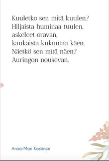Uskalla unelmoida - Toivon ja rohkaisun sanoja, runoja