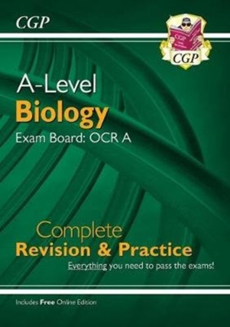 -Level Biology: OCR A Year 1 & 2 Complete Revision & Practice w/Online Edition (For exams in 2024), A