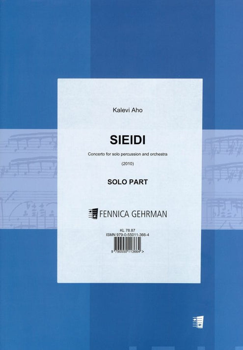 Sieidi - Concerto for solo percussion and orchestra - Solo part
