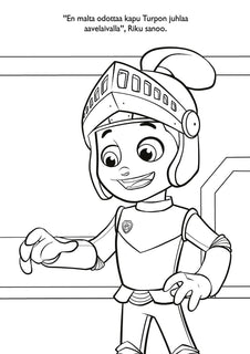 Paw Patrol Mahtava värityskirja