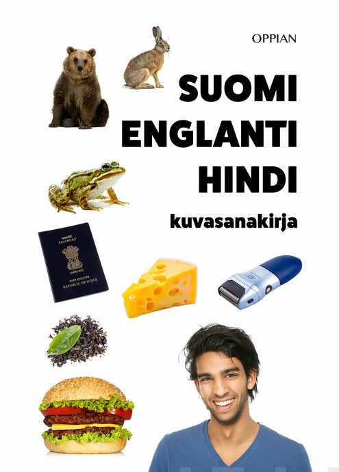Suomi-englanti-hindi kuvasanakirja