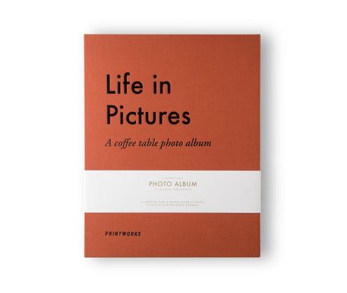 Leikekirja Printworks - Life In Pictures Orange