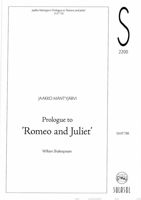 Prologue to "Romeo and Juliet"