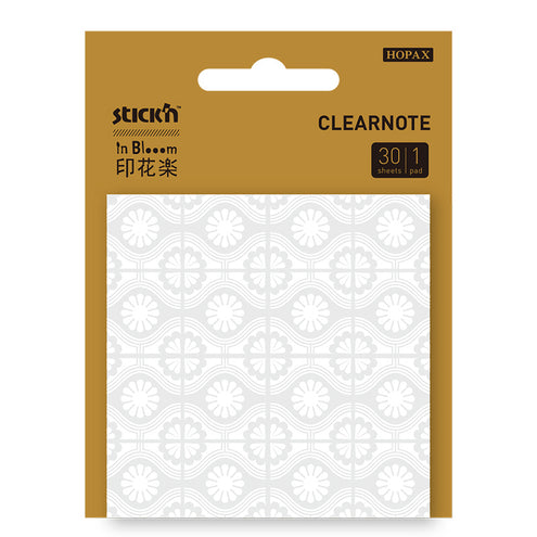 Viestilappu 73x73cm Stick'n Clearnote Ceramic white 30kpl