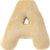 Tuotteen Pehmokirjain Lumo Stars Soft Letter A beige, velboa pikkukuva 1