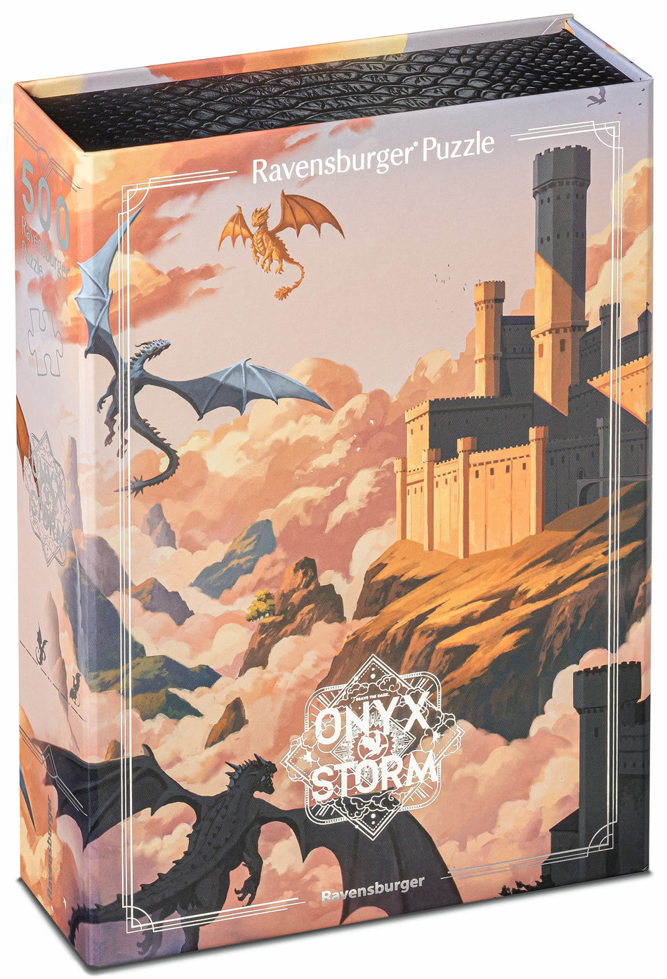 Valokuva tuotteesta Palapeli 500 palaa Romantasy Onyx Storm, kuuluu tuoteryhmään Palapelit.