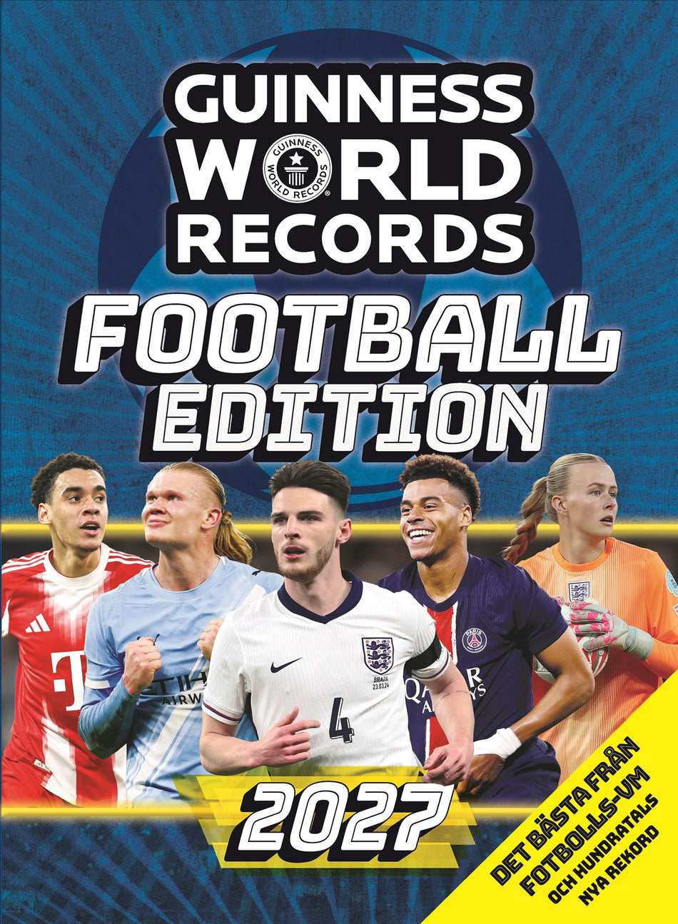 Valokuva kirjasta Ltd. Guinness World Records Guinness World Records Football edition 2027, kuuluu tuoteryhmään Ruots harrasteet taide.