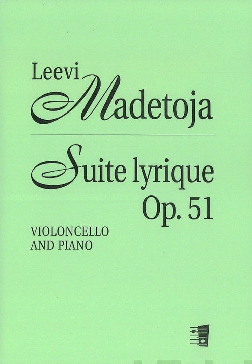 Suite lyrique op. 51 for violoncello and piano