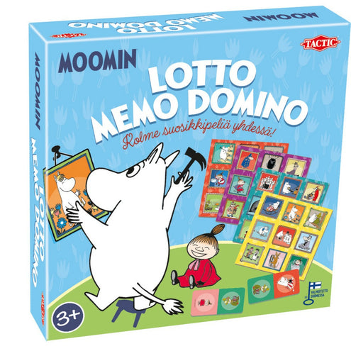 Muumi 3-in-1 (Lotto, Domino, Memo)