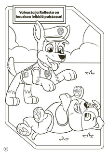 Paw Patrol Värikästä menoa värityskirja