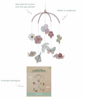 Pahvinen mobile Flowers & Butterfields Little Dutch