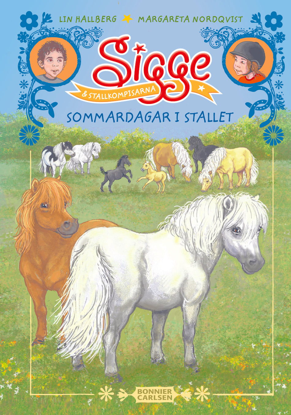 Valokuva kirjasta Lin Hallberg Sommardagar i stallet, kuuluu tuoteryhmään Ruots lapset nuoret ja sarjakuvat.