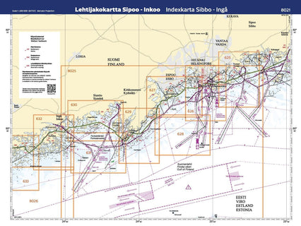 Merikarttasarja B Helsinki - Parainen, 1:50 000