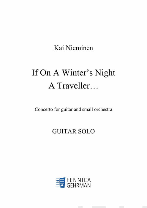 If on a Winter's Night a Traveller... - Solo guitar part