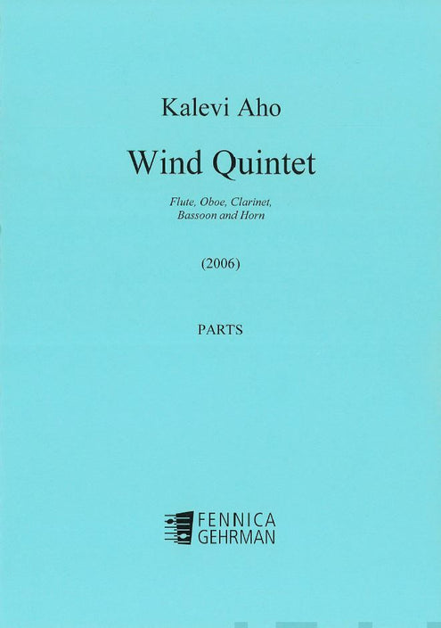 Wind Quintet No. 1 (2006) - Set of parts