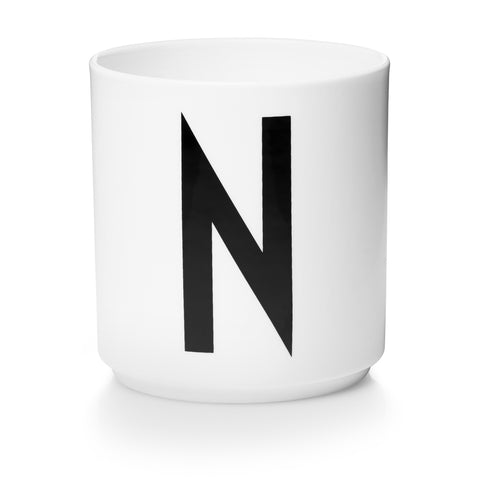 Kirjainmuki N,  Design Letters valkoinen