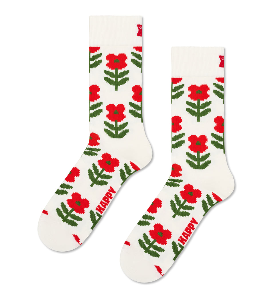 Valokuva tuotteesta Sukat Happy Socks Pixel Flower 36-40, kuuluu tuoteryhmään Asut asusteet.