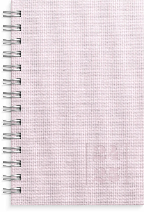 Compact Textile roosa 2024-2025 (lukuvuosikalenteri)