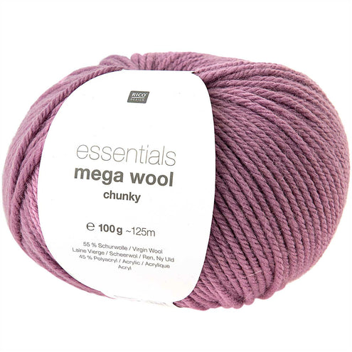 Lanka Mega Wool Chunky 100g lilac liila Rico Design