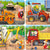 Tuotteen Palapeli 2/4/6/8 palaa Construction Site Animals pikkukuva 2