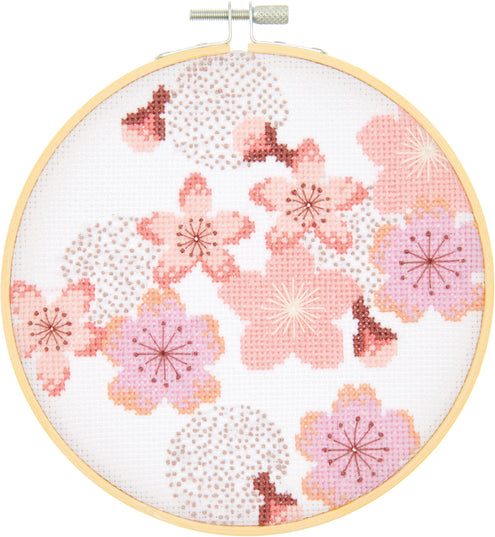 Kirjontasetti Kirsikankukka Sakura Rico Design