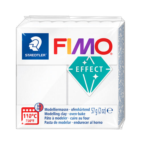 Muovailumassa Fimo Effect 014 white translucent