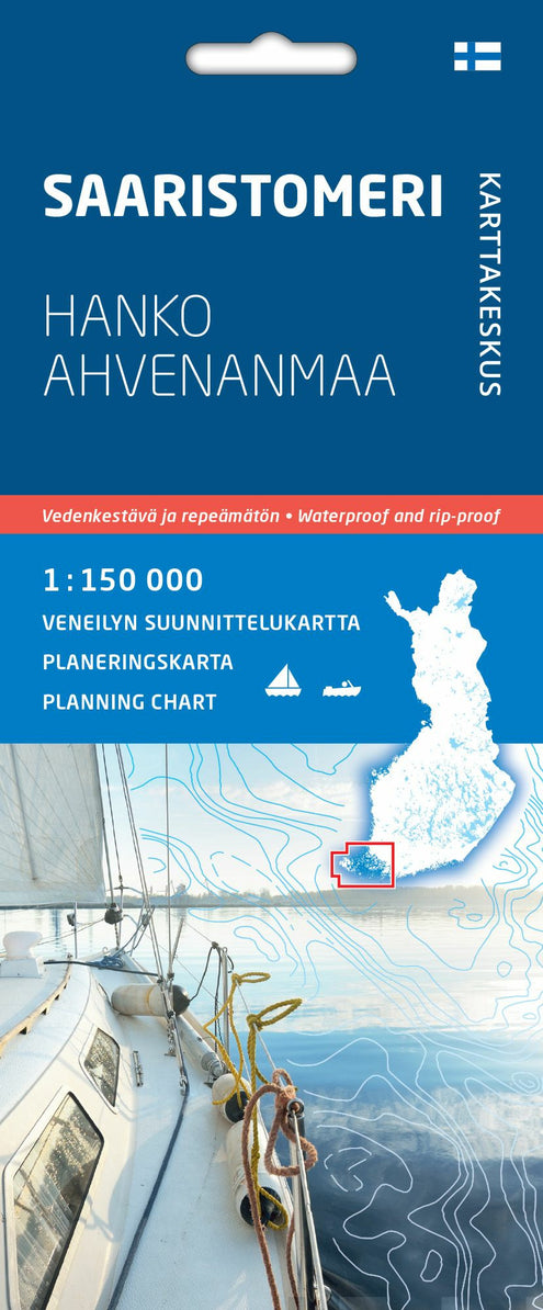 Saaristomeri, veneilyn suunnittelukartta 1:150 000