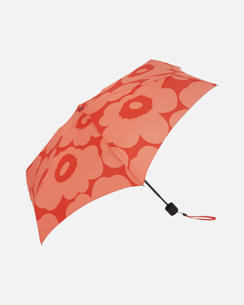 Sateenvarjo Marimekko Mini Manual Unikko, punainen vaaleanpunainen