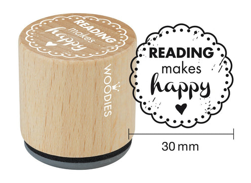 Puuleimasin Reading makes happy, Woodies
