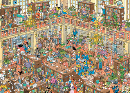 Palapeli 500 palaa van Haasteren The Library! XL