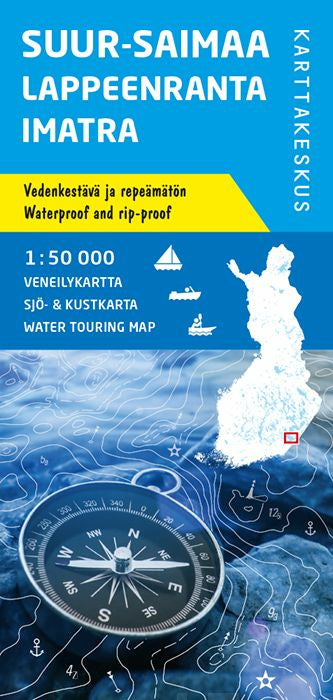 Suur-Saimaa Lappeenranta Imatra veneilykartta 1:50 000