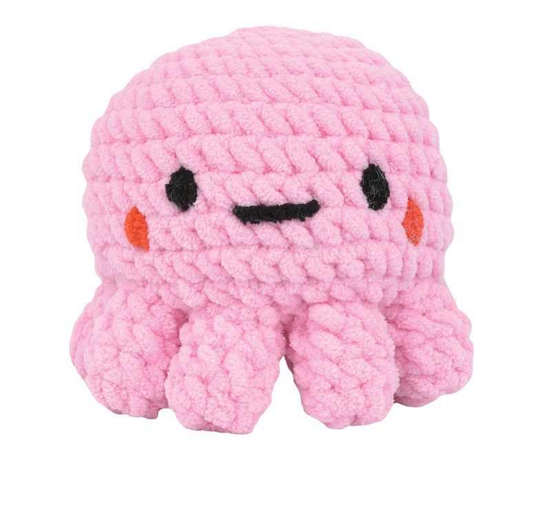 Valokuva tuotteesta Virkkaussettii amigurumi Ollie mustekala DMC, kuuluu tuoteryhmään Käsityötarvikkeet.