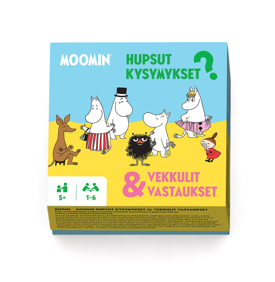 Valokuva tuotteesta Korttipeli Kysymykset &amp; vastaukset Moomin, kuuluu tuoteryhmään Pelikortit.