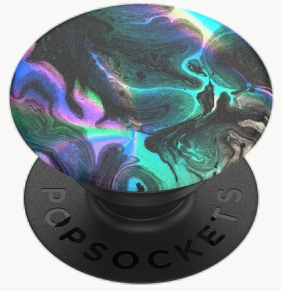 Valokuva tuotteesta Älypuhelimen pidike PopSocket PopGrip Oil Agate, kuuluu tuoteryhmään Puhelintarvikkeet.