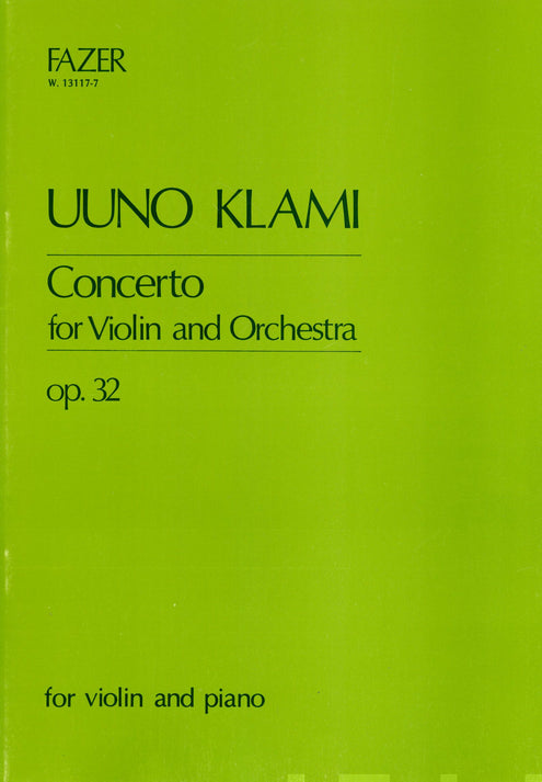 Concerto pour violon / Violin Concerto op 32