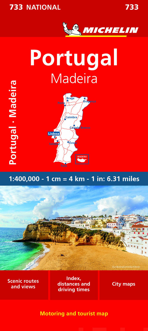 Portugal & Madeira, Michelin 733 / Portugali-Madeira, Michelin tiekartta