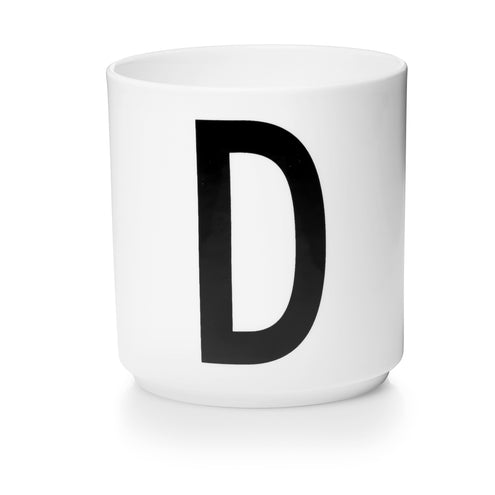 Kirjainmuki D, Design Letters valkoinen