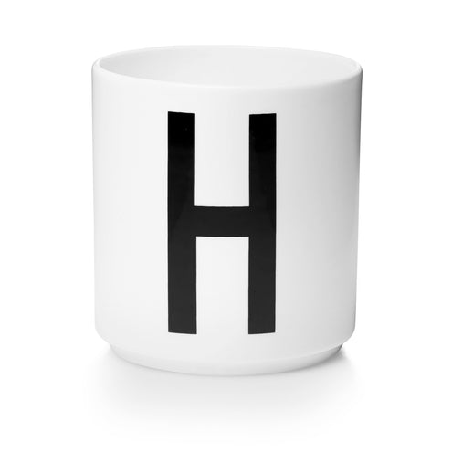 Kirjainmuki H, Design Letters valkoinen