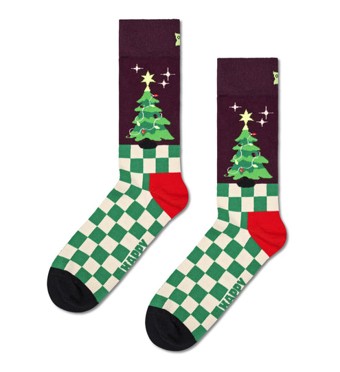 Sukat Happy Socks Christmas Tree 41-46