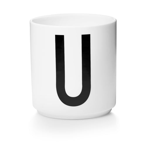 Kirjainmuki U,  Design Letters valkoinen