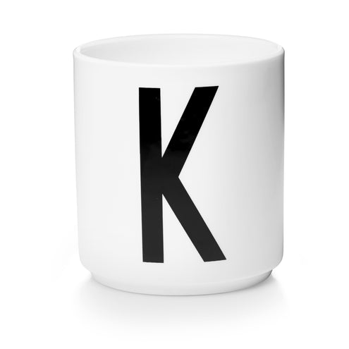 Kirjainmuki K,  Design Letters valkoinen