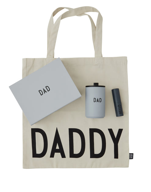 Dad Giftbox Design Letters, harmaa