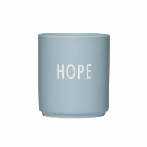 Favourite Cup Hope Design Letters, vaaleansininen