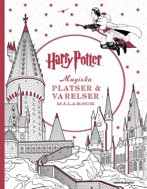 Harry Potter Magiska platser och varelser Målarbok