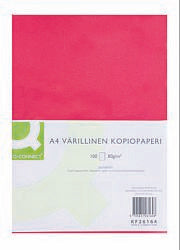 Kopiopaperi A4/100 80 g punainen