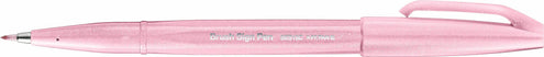 Sivellinkärkikynä Brush Sign Pen Pale Pink, Pentel