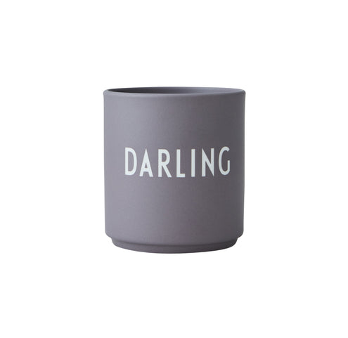 Favourite cup Darling, Design Letters liila