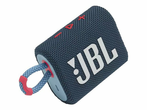 Mobiilikaiutin JBL Go 3 sininen/pinkki