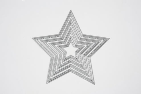 Kuvioterä Tähdet, koko 4,5-12 cm